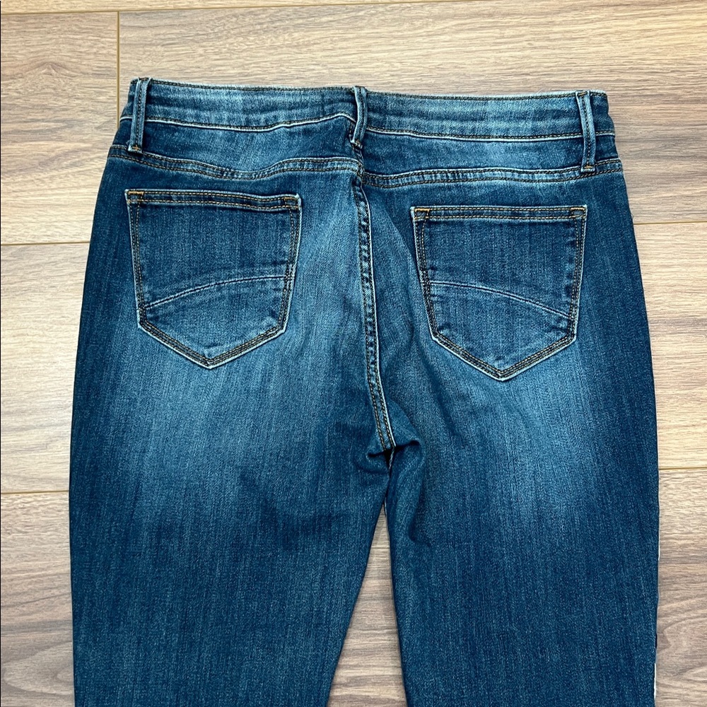 Driftwood Jackie Jeans with Chevron Side Embroidered Detail Size 31 - Picture 12 of 12